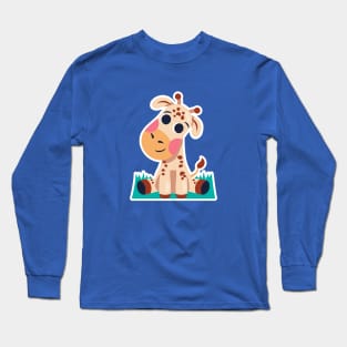 Glorious Giggling Giraffe Long Sleeve T-Shirt